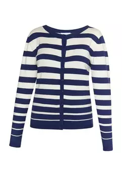Вязаный кардиган usha BLUE LABEL Knit Cardigan Fenia, морской синий