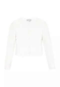 Вязаный кардиган Usha Fashion Look, белый