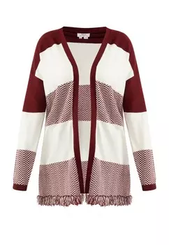 Вязаный кардиган usha FESTIVAL Carnea, бордо