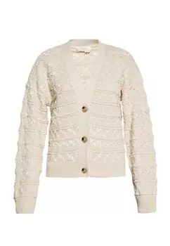 Вязаный кардиган usha FESTIVAL Knit Cardigan, бежевый