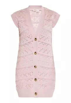 Вязаный кардиган usha FESTIVAL Knitted Vest, розовый