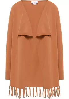 Вязаный кардиган usha FESTIVAL, коричневый