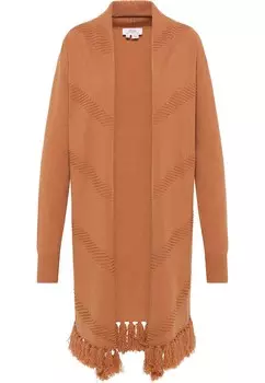 Вязаный кардиган usha FESTIVAL, коричневый