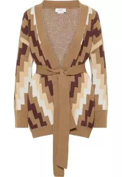 Вязаный кардиган usha FESTIVAL Rakata, цвет Chestnut brown/Light brown