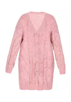 Вязаный кардиган usha FESTIVAL, розовый