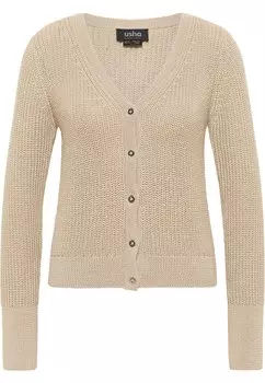 Вязаный кардиган Usha, кэмел