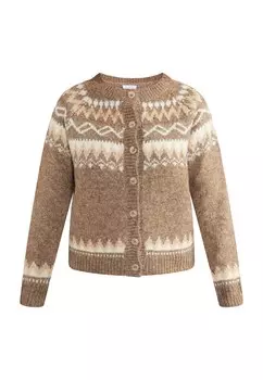 Вязаный кардиган Usha, коричневый