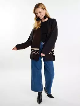 Вязаный кардиган Usha, коричневый