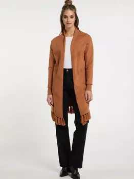 Вязаный кардиган Usha, коричневый