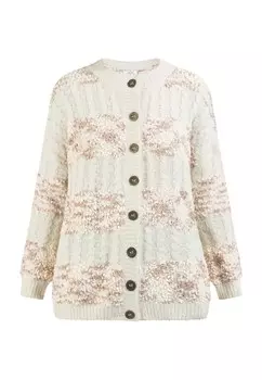 Вязаный кардиган Usha, кремовый/песочный