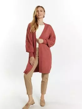 Вязаный кардиган Usha, розовый