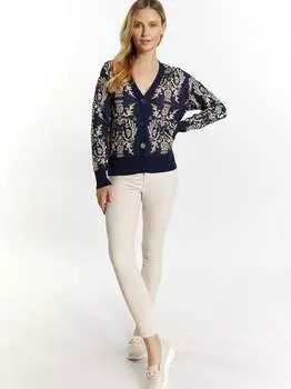 Вязаный кардиган Usha, синий