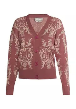 Вязаный кардиган Usha, темно-розовый