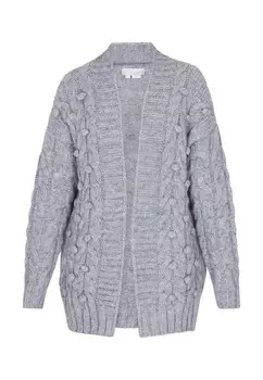 Вязаный кардиган usha WHITE LABEL Knit Cardigan, серый