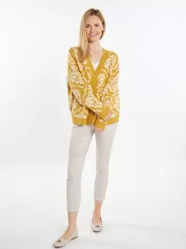 Вязаный кардиган Usha, желтый