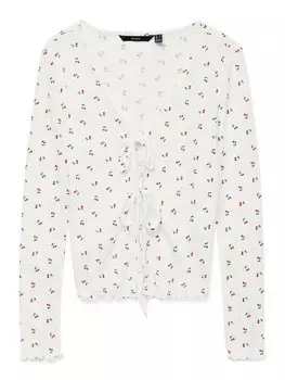Вязаный кардиган VERO MODA, белый