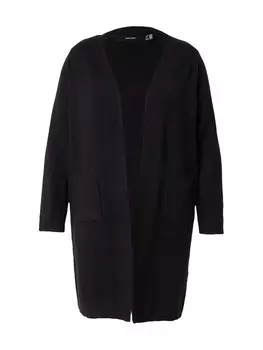 Вязаный кардиган Vero Moda Curve Knit Cardigan VMCSABA, черный