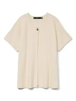 Вязаный кардиган Vero Moda Curve VMCGold, бежевый