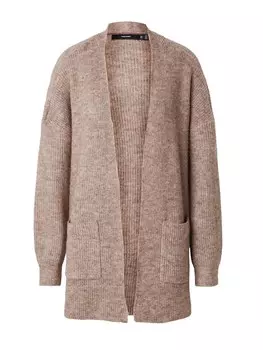 Вязаный кардиган VERO MODA Desma, темно-бежевый