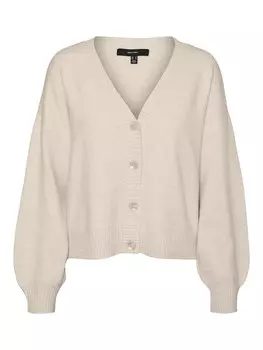 Вязаный кардиган Vero Moda Doffy, экрю
