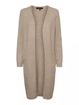 Вязаный кардиган VERO MODA Doffy, кэмел
