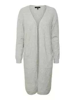 Вязаный кардиган VERO MODA Doffy, пестрый серый