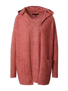 Вязаный кардиган VERO MODA Doffy, ржаво-красный