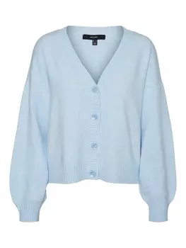 Вязаный кардиган Vero Moda Doffy, светло-синий