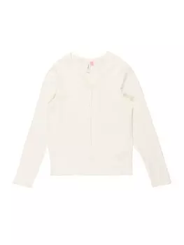 Вязаный кардиган Vero Moda Girl Lavender, белый