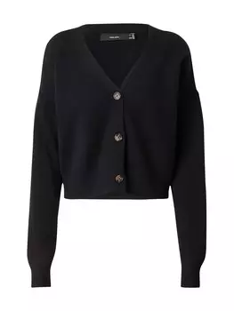 Вязаный кардиган Vero Moda GOLD, черный