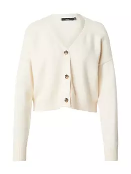 Вязаный кардиган Vero Moda GOLD, крем