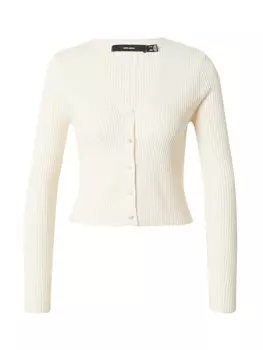 Вязаный кардиган Vero Moda HOLLY KARISPUFF, светло-бежевый