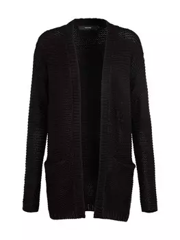 Вязаный кардиган VERO MODA Knit Cardigan, черный