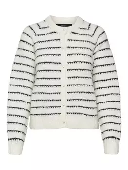 Вязаный кардиган VERO MODA Knit Cardigan KIWEE, белый