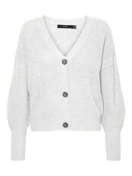 Вязаный кардиган VERO MODA Knit Cardigan Lea, белый