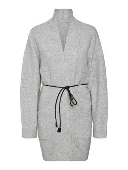 Вязаный кардиган VERO MODA Knit Cardigan, серый