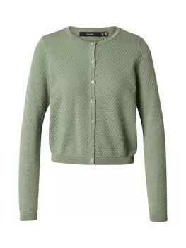 Вязаный кардиган VERO MODA Knit Cardigan VMCare, светло-зеленый