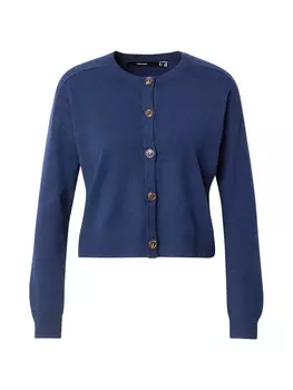 Вязаный кардиган VERO MODA Knit Cardigan VMFANTASTIC, темно-синий