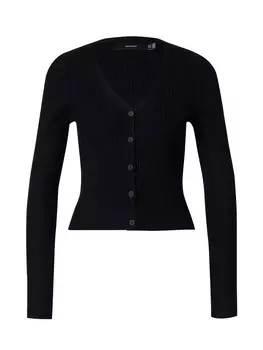 Вязаный кардиган VERO MODA Knit Cardigan VMGlory, черный