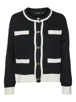 Вязаный кардиган VERO MODA Knit Cardigan VMRania, черный