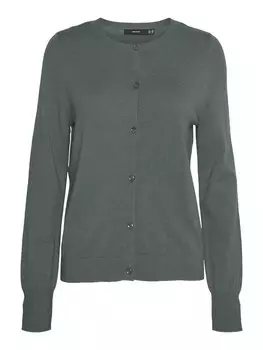 Вязаный кардиган VERO MODA Knit Cardigan, зеленый
