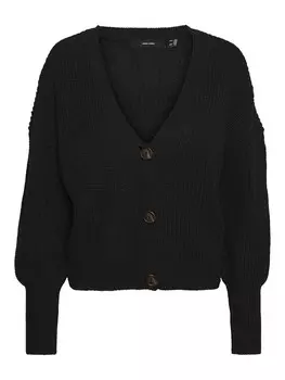 Вязаный кардиган VERO MODA Lea, черный