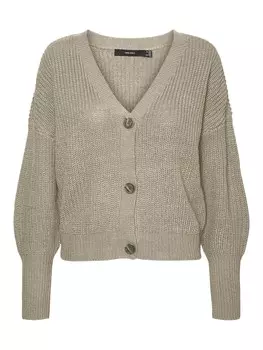 Вязаный кардиган VERO MODA LEA, хаки