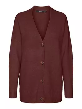 Вязаный кардиган Vero Moda LEFILE, цвет Chocolate