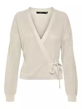 Вязаный кардиган VERO MODA LEXSUN, бежевый