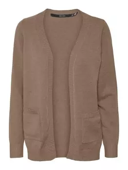 Вязаный кардиган Vero Moda Lillie, коричневый