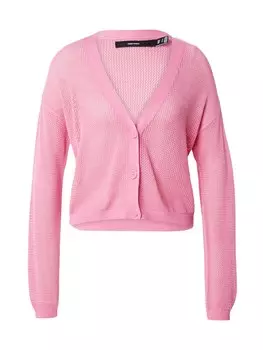 Вязаный кардиган Vero Moda NEW LEX SUN, темно-розовый