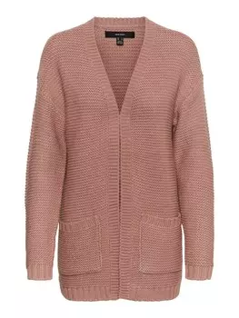 Вязаный кардиган VERO MODA, розовый