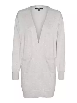 Вязаный кардиган VERO MODA SILJE, цвет Grey/Stone/Light grey