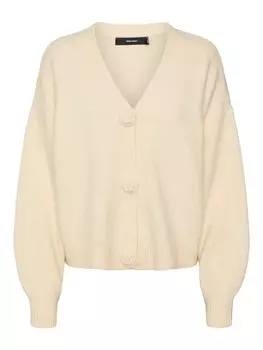 Вязаный кардиган VERO MODA VMCecily, экрю